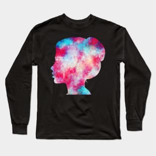 Girl Galaxy Long Sleeve T-Shirt